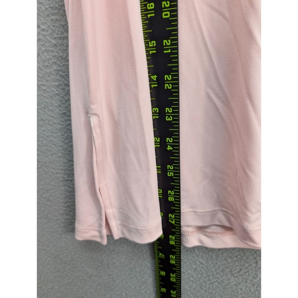 Susan Graver Tank Top Womens Pink Liquid Knit Soft Minimalist Preppy Boho Size L - Picture 6 of 9